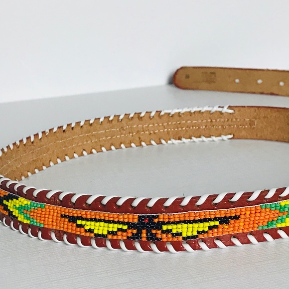 beaded indian belt